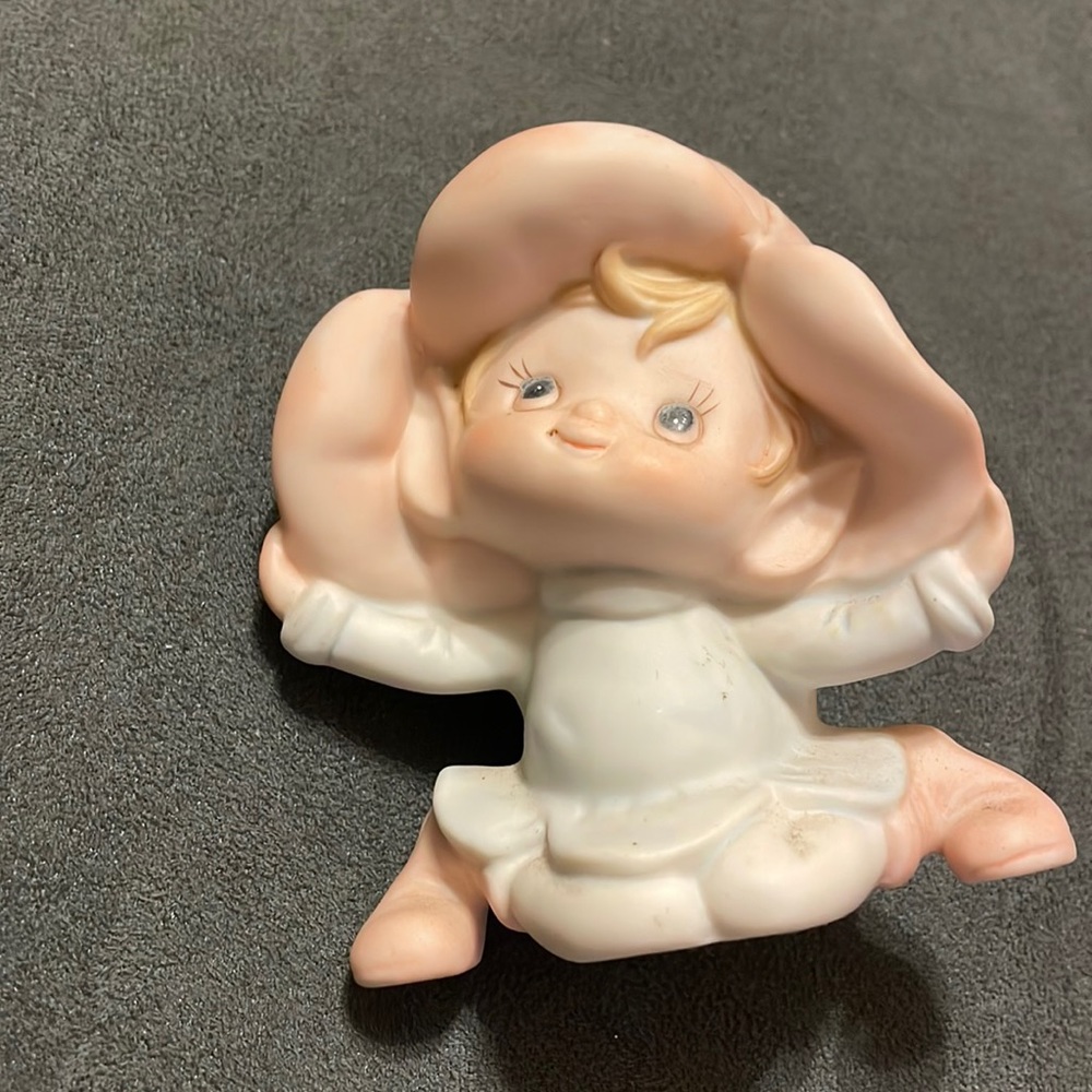 Vintage Homco Pixie Figurine 5615 - Bisque, Collectible